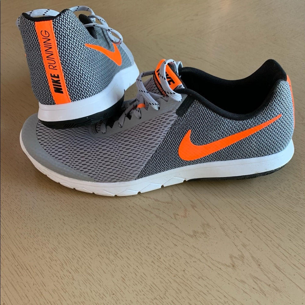 Nike Running Shoes (Gray/Neon Orange) Size 12